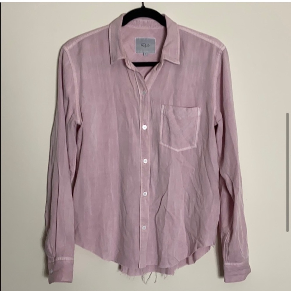 Rails - Ingrid Raw Button Up Long Sleeve In Dusty… - image 4